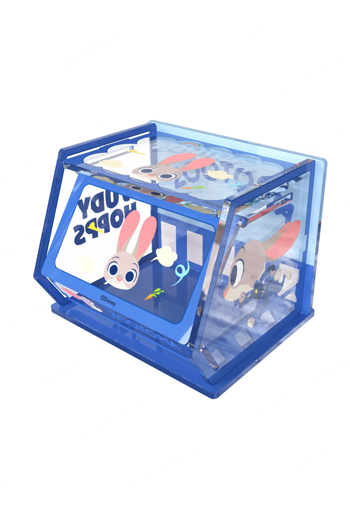 Disney Zootropolis Lisanslı Kapaklı Masa Üstü Saklama Kutusu