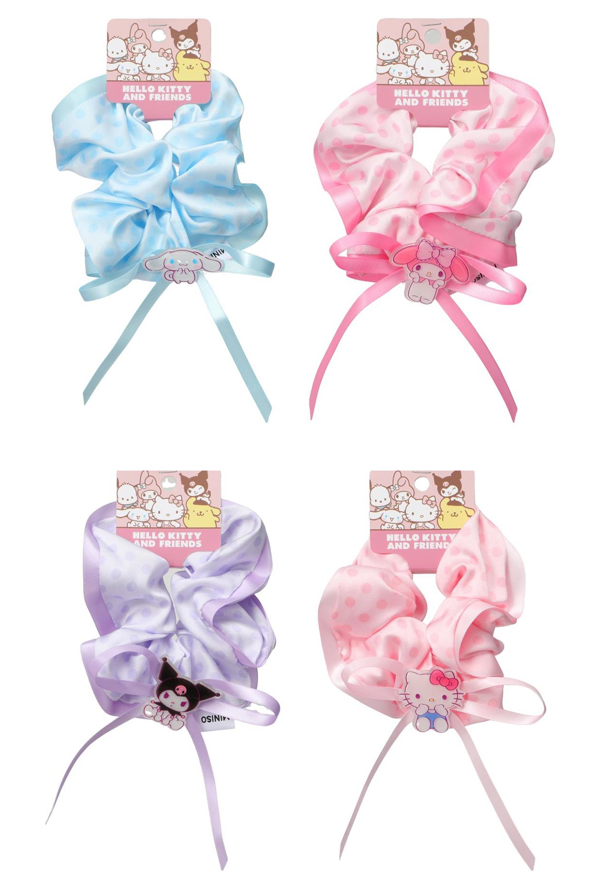 Sanrio Lisanslı Hello Kitty ve Arkadaşları Serisi Saç Lastiği