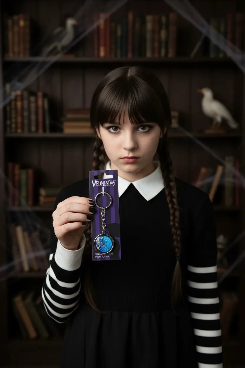 Wednesday Colourful Pencere Anahtarlık