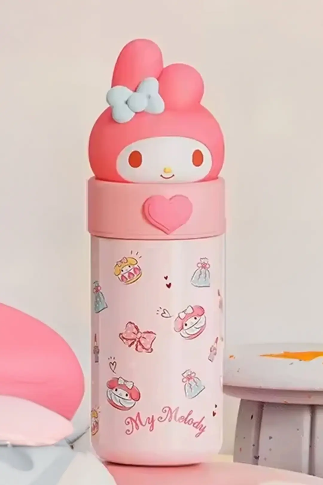 Sanrio My Melody Lisanslı Pembe Termos 350ml | Miniso