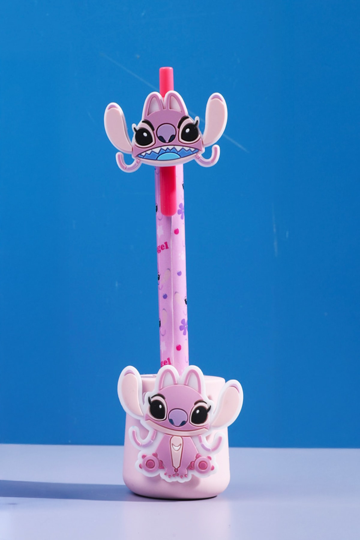 Disney Lilo&Stitch Lisanslı Figürlü Tükenmez Kalem Seti - Angel