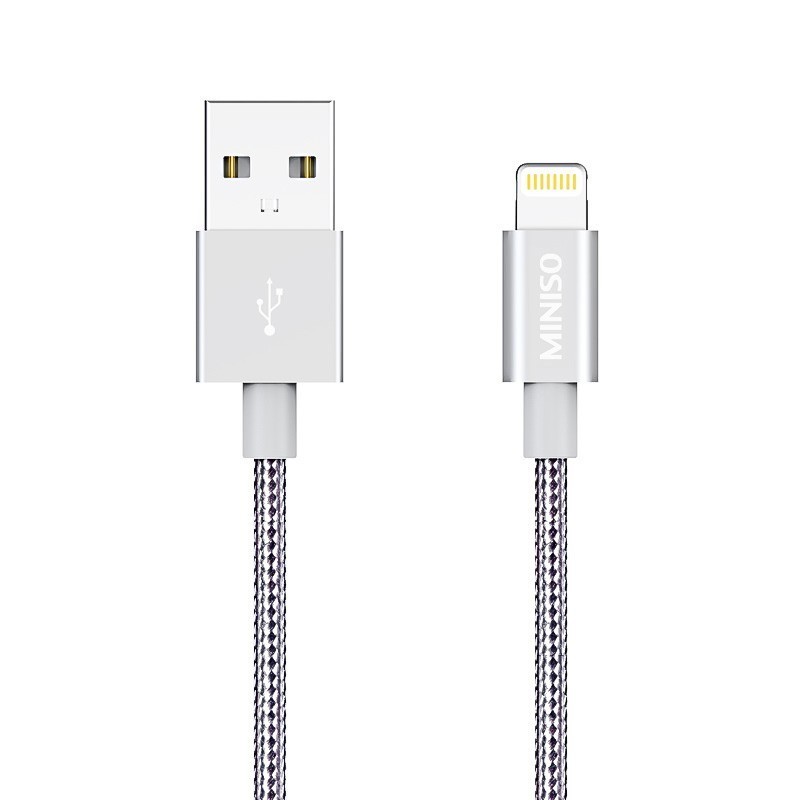 Apple Lightning USB Şarj Kablosu 2.4A Gri