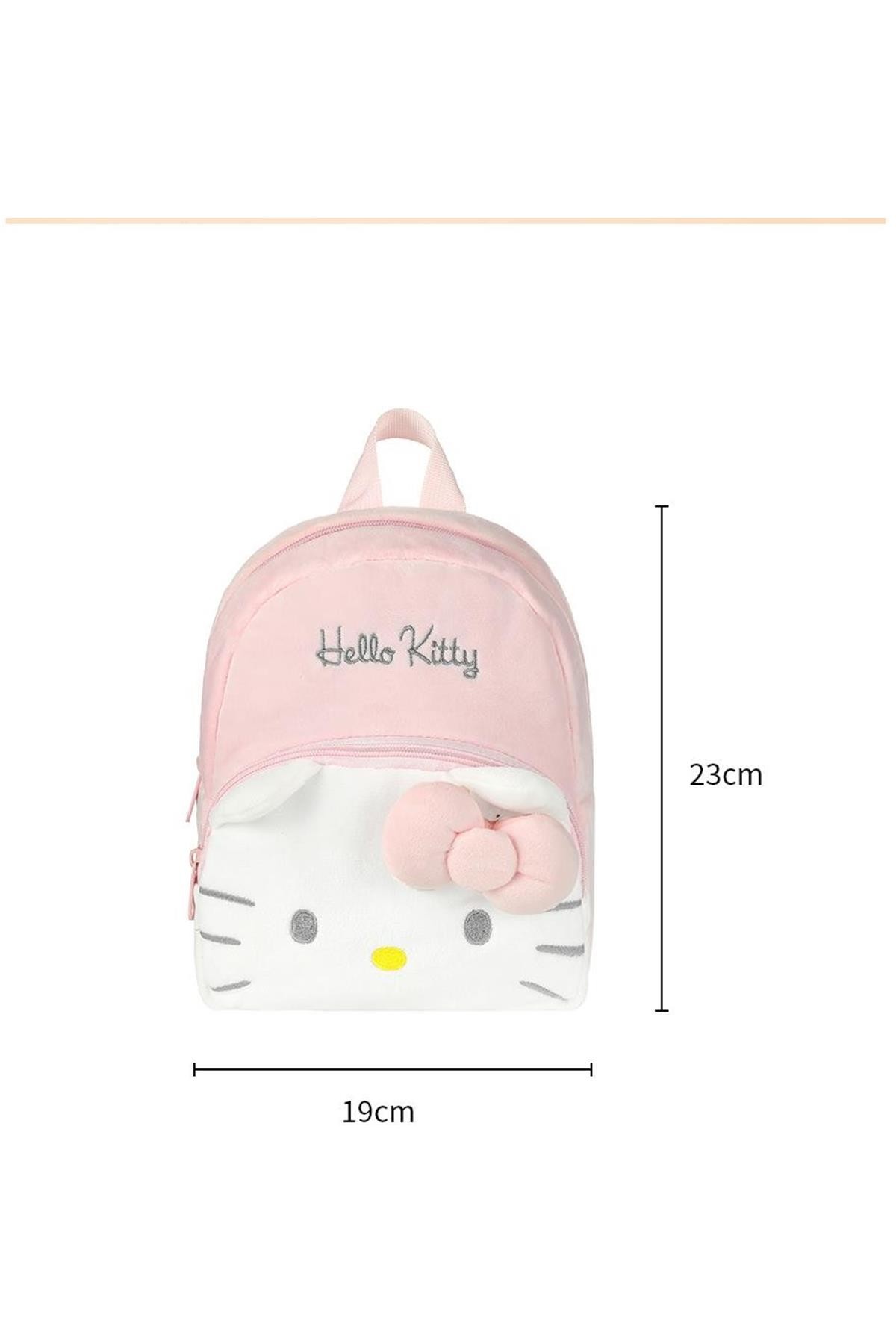 Sanrio Lisanslı Peluş Sırt Çantası - Hello Kitty-19 Cm