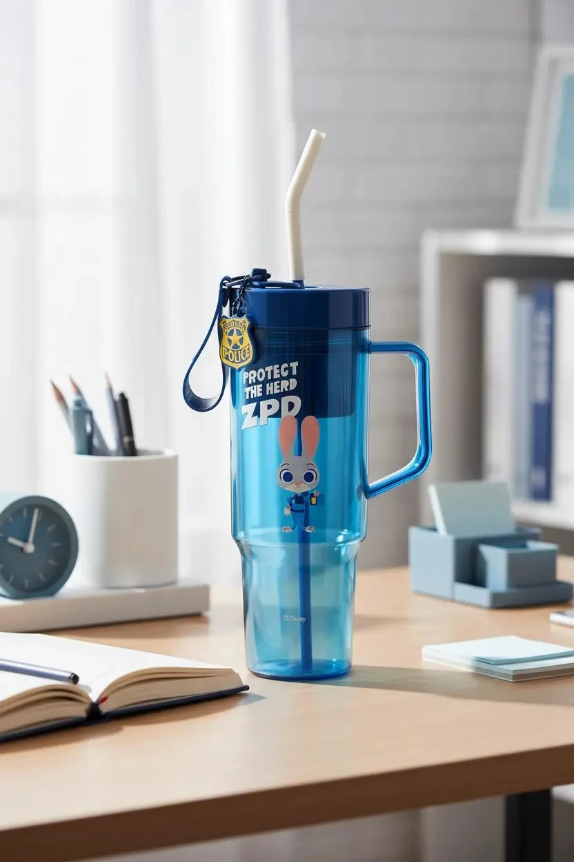 Disney Zootropolis Lisanslı Judy Polis Memuru Serisi Plastik Şişe