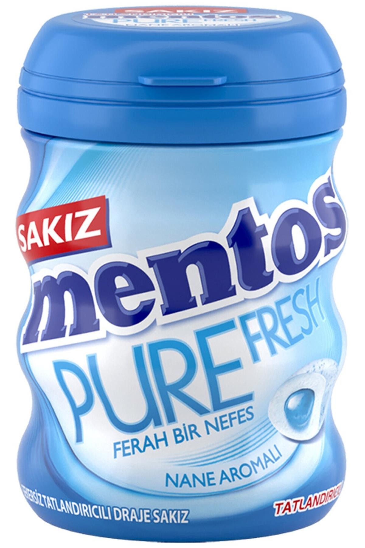 Mentos Pure Fresh Nane Aromalı Draje Sakız 60G