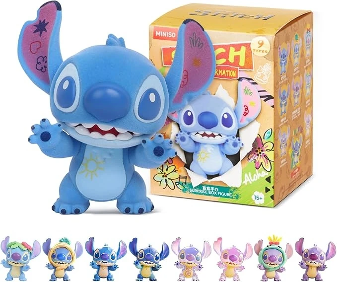 Disney Stitch Lisanslı Cool Tranformation Sürpriz Figürlü Kutu 