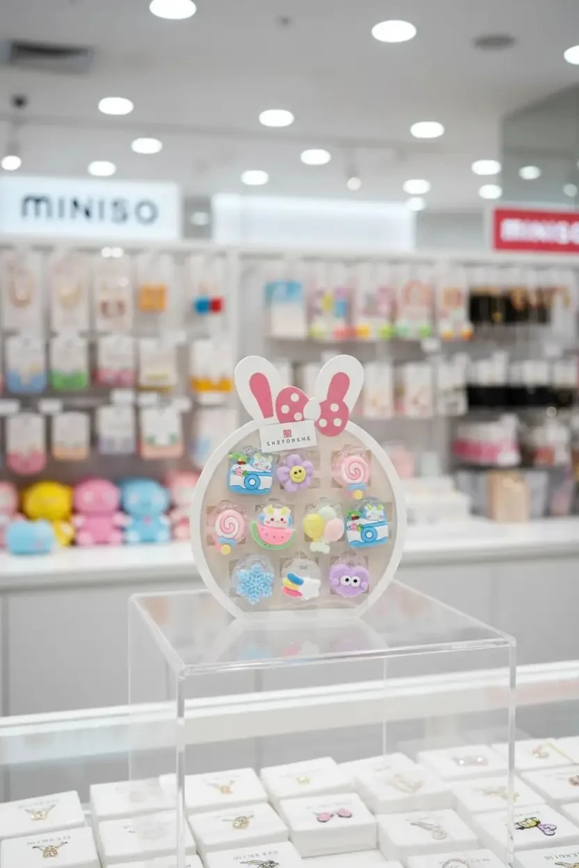 Karışık Figürlü Küçük Mandal Tokalar 10'lu (Çocuk) – Eğlenceli Ve Renkli