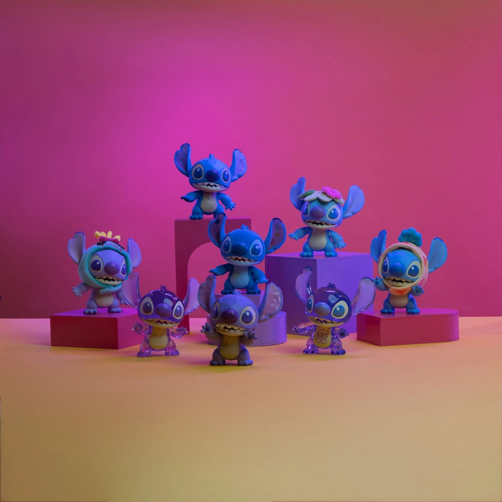 Disney Stitch Lisanslı Cool Tranformation Sürpriz Figürlü Kutu 