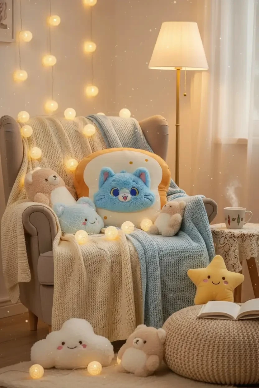 Tom ve Jerry Gokko Serisi 55 cm Yemek Figürlü Yastık (Kızarm