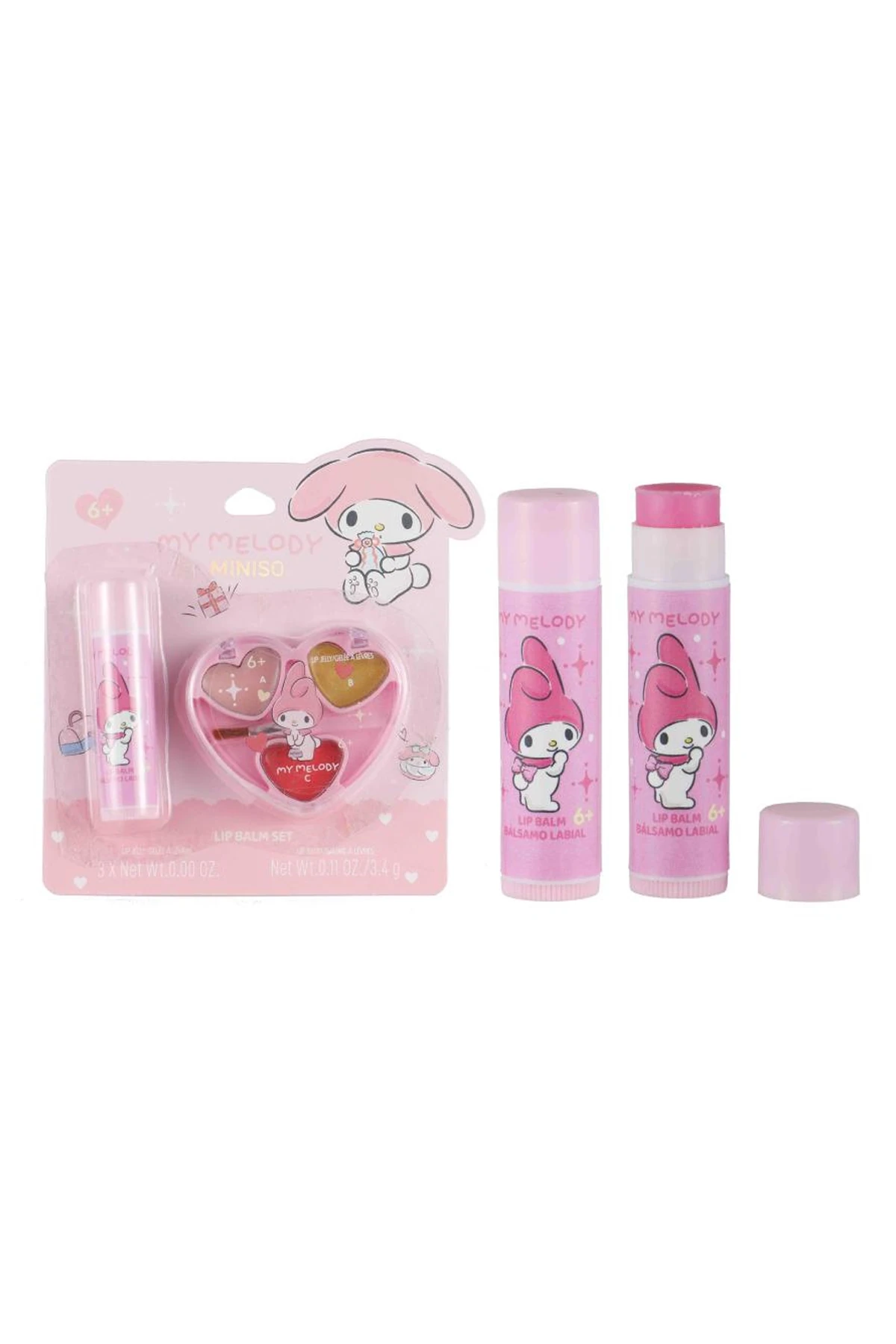 Sanrio Lisanslı My Melody Parlak Dudak Jeli ve Yumuşatıcı Dudak Balmı