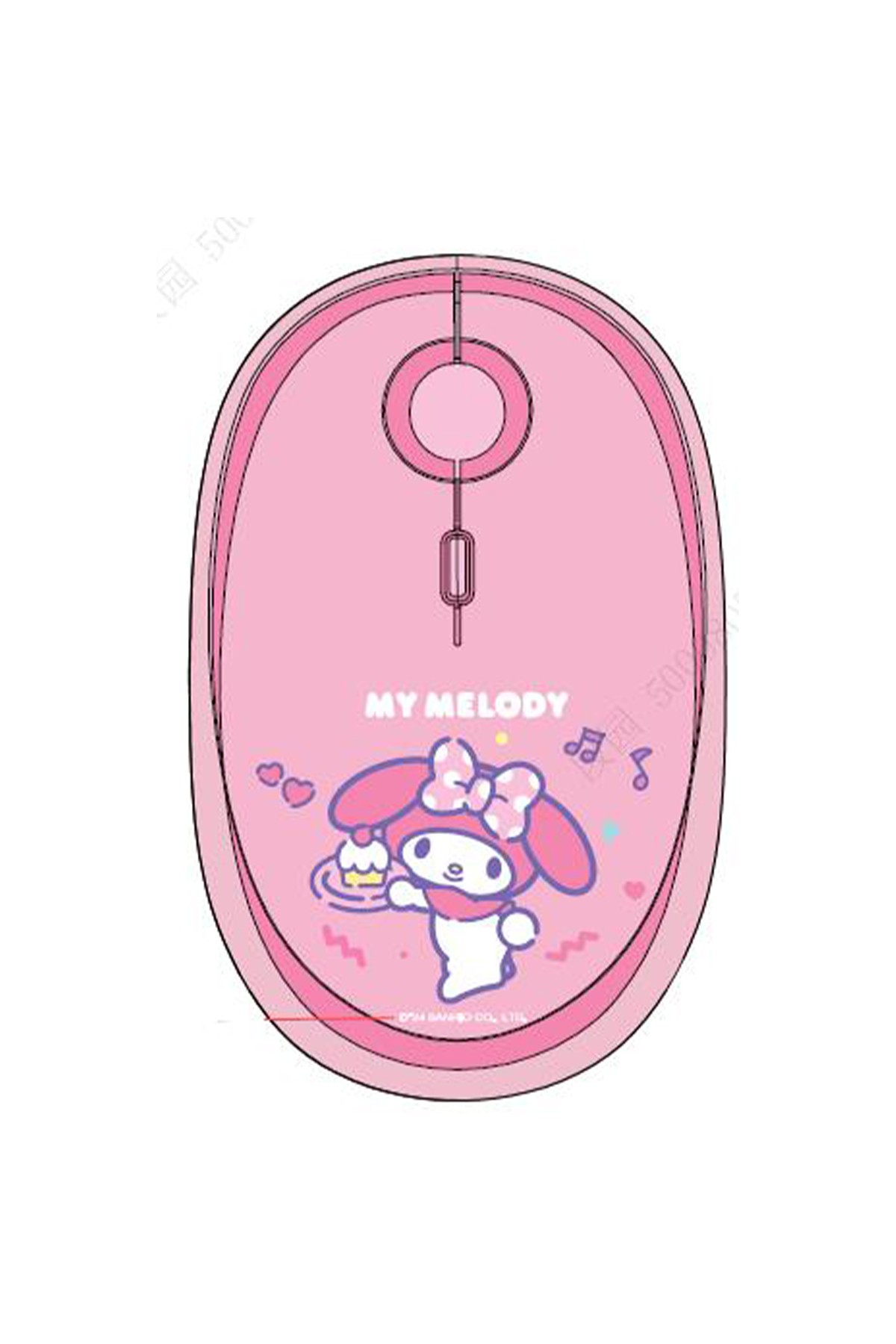 Sanrio Lisanslı Sessiz Mouse - My Melody