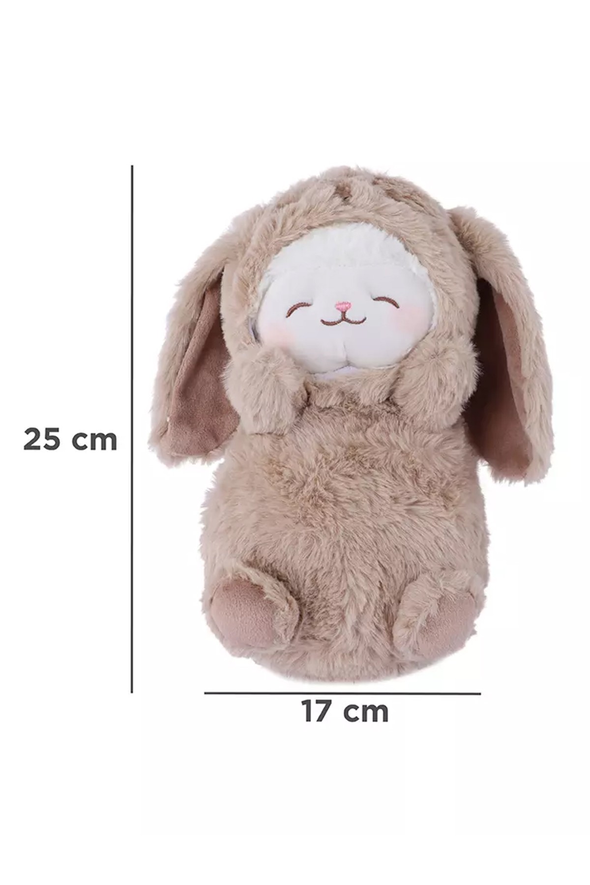 Kostümlü Kuzu Peluş Oyuncak (25cm) - Tavşan