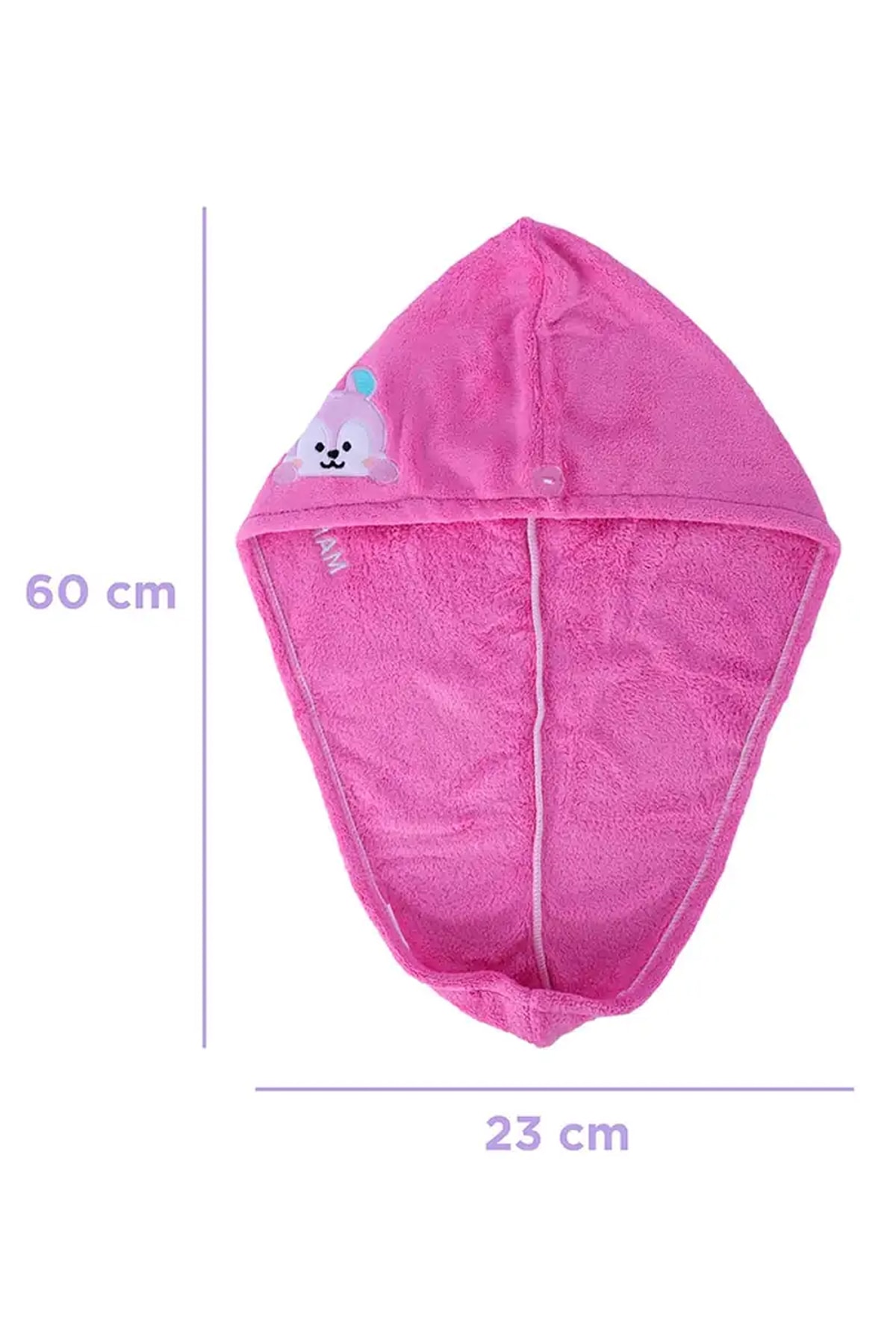 BT21 Lisanslı Saç Kurutma Havlusu (MANG)