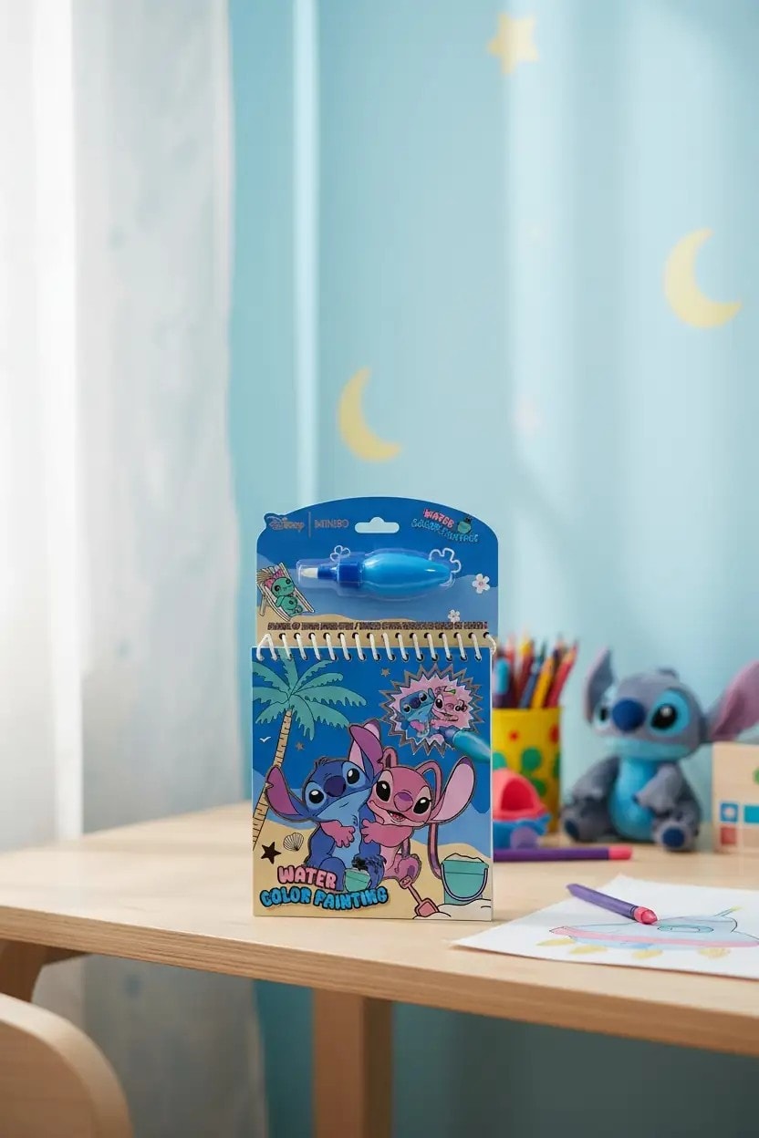 Disney Lilo&Stitch Lisanslı Stitch Koleksiyonu Suluboya Resim