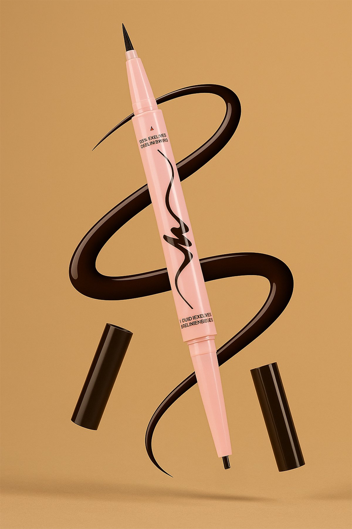 Minimalist Serisi Çift Taraflı Eyeliner (02 Kahve)