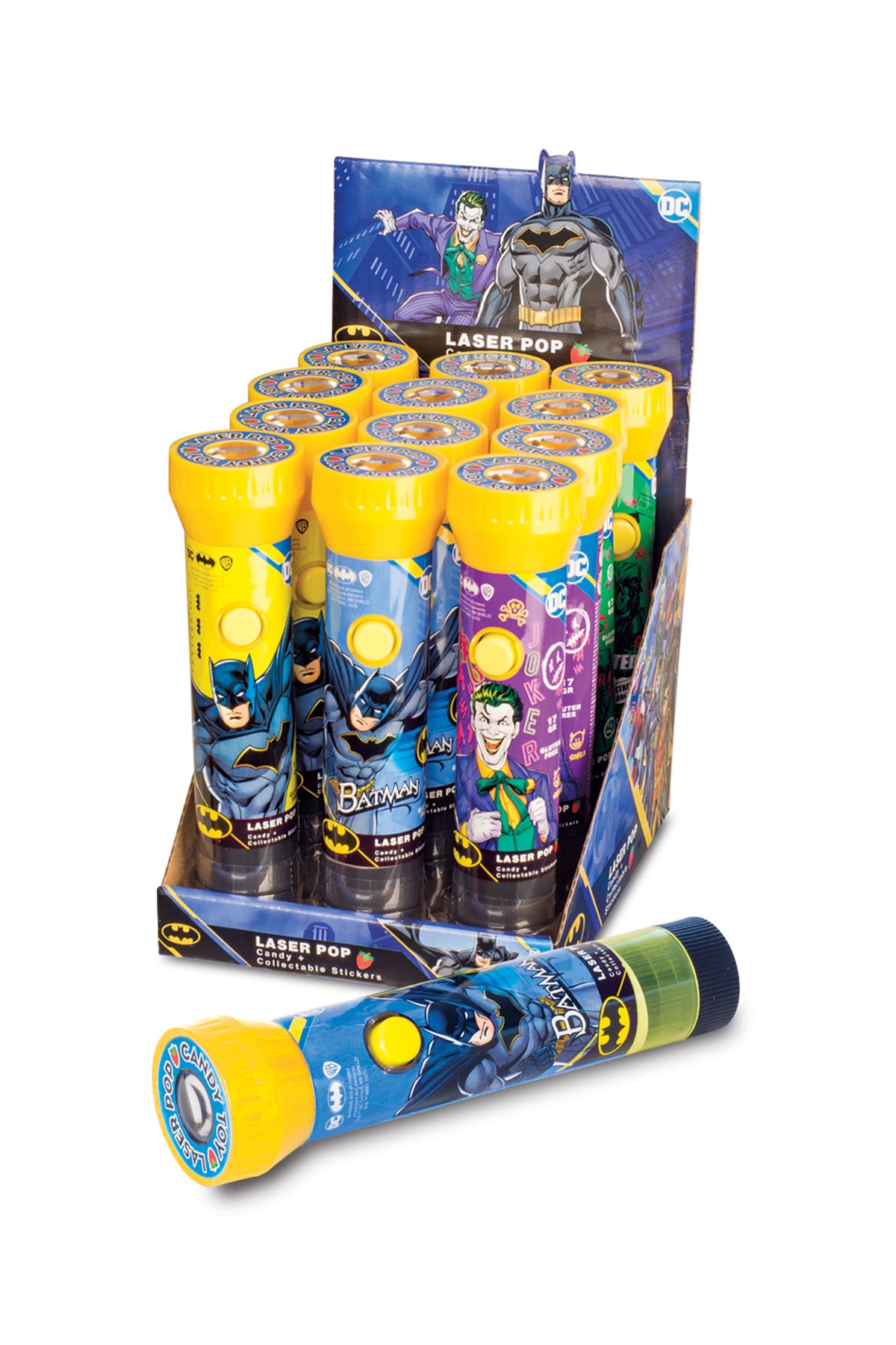 Batman Laser Pop Işıklı Şeker