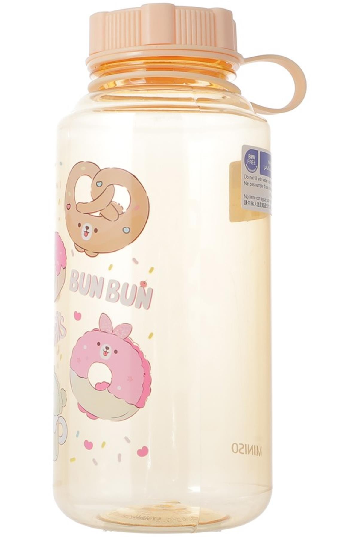 Mini Family Bun Bun Serisi Büyük Plastik Şişe (1Lt) - Sarı