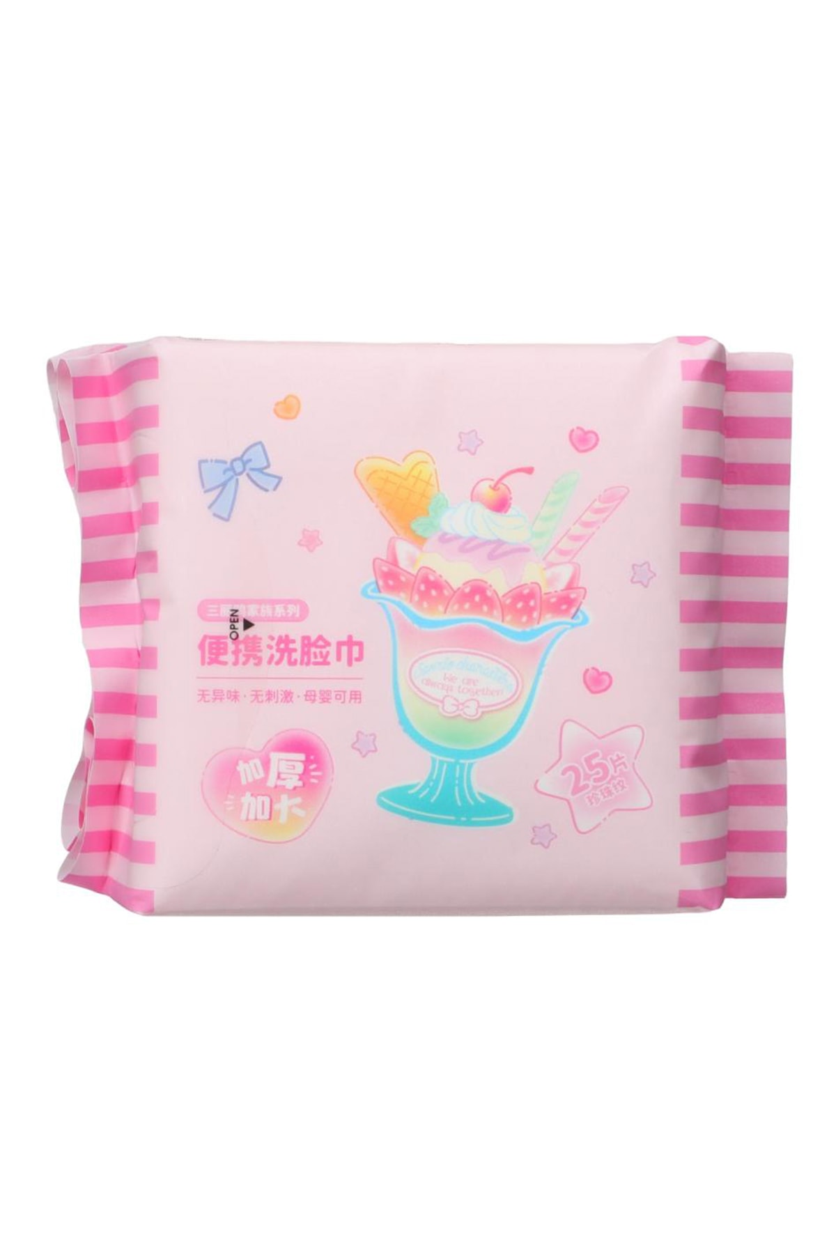 Sanrio Lisanslı Hello Kitty İnci Dokulu Kuru Mendil (25 Mendil)