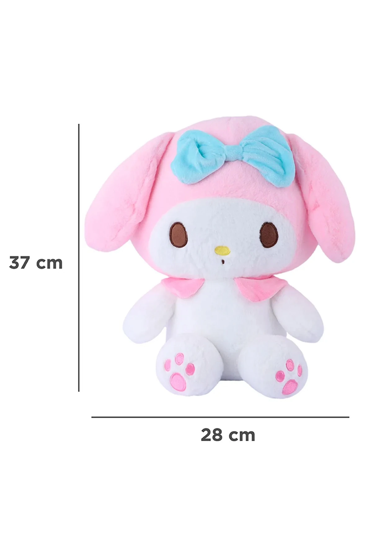 Sanrio Lisanslı Oturan Peluş Oyuncak (41 Cm) - My Melody (Outlet)
