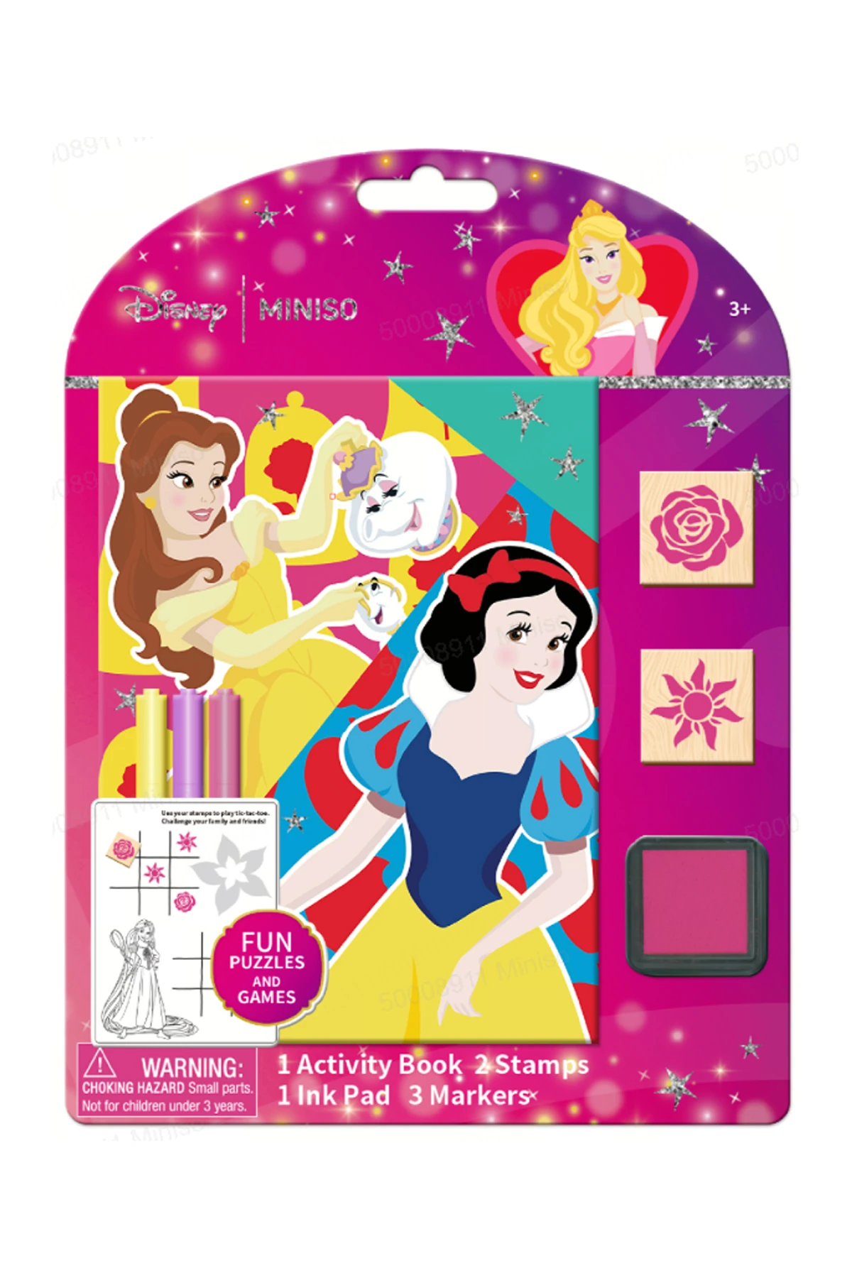 Disney Lisanslı Prenses Serisi Damga Çizim Seti