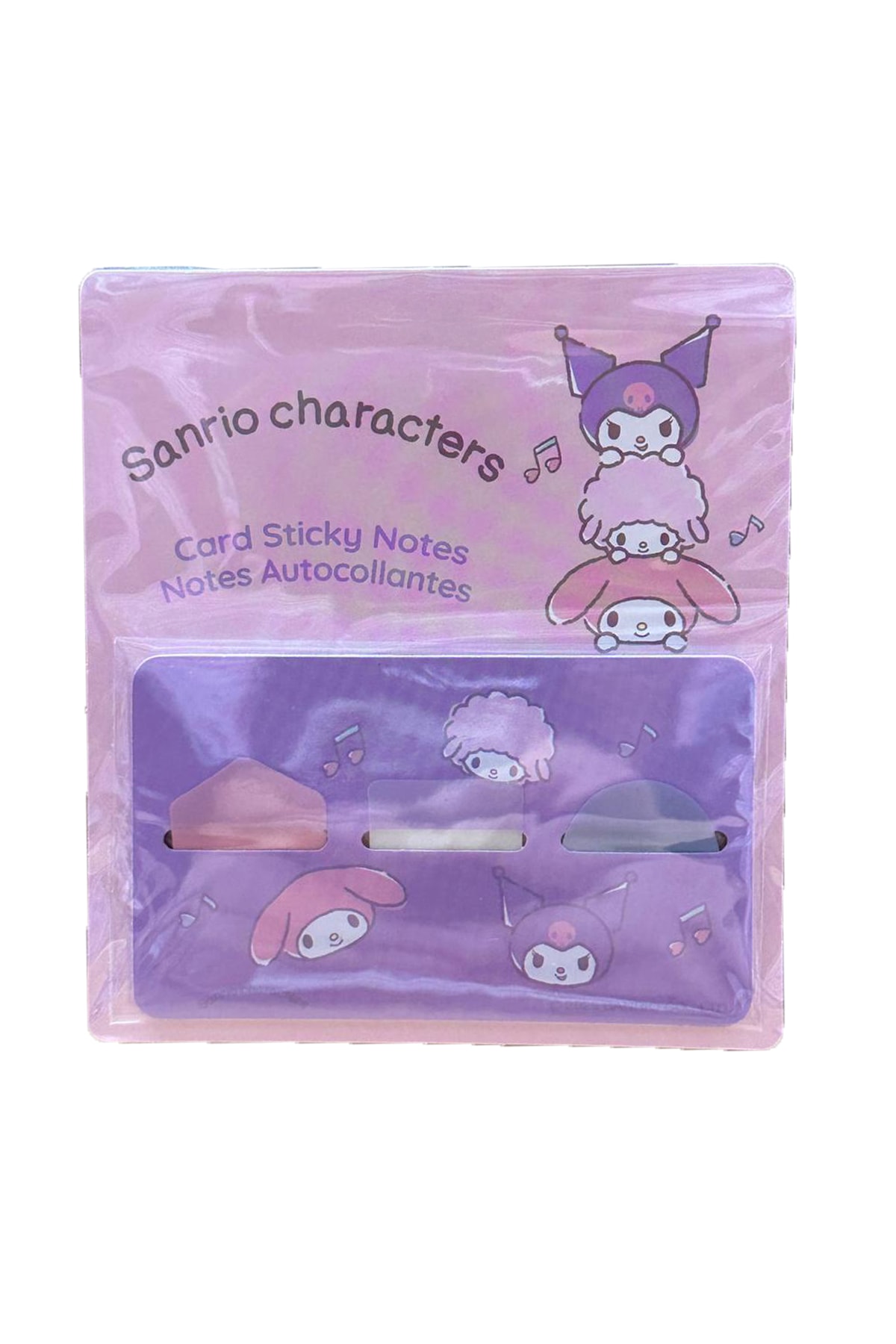 Sanrio Lisanslı Stacking Fun Serisi Kart Yapışkan Mini Notlar (3*20 Yaprak, Sanrio Karakterleri)