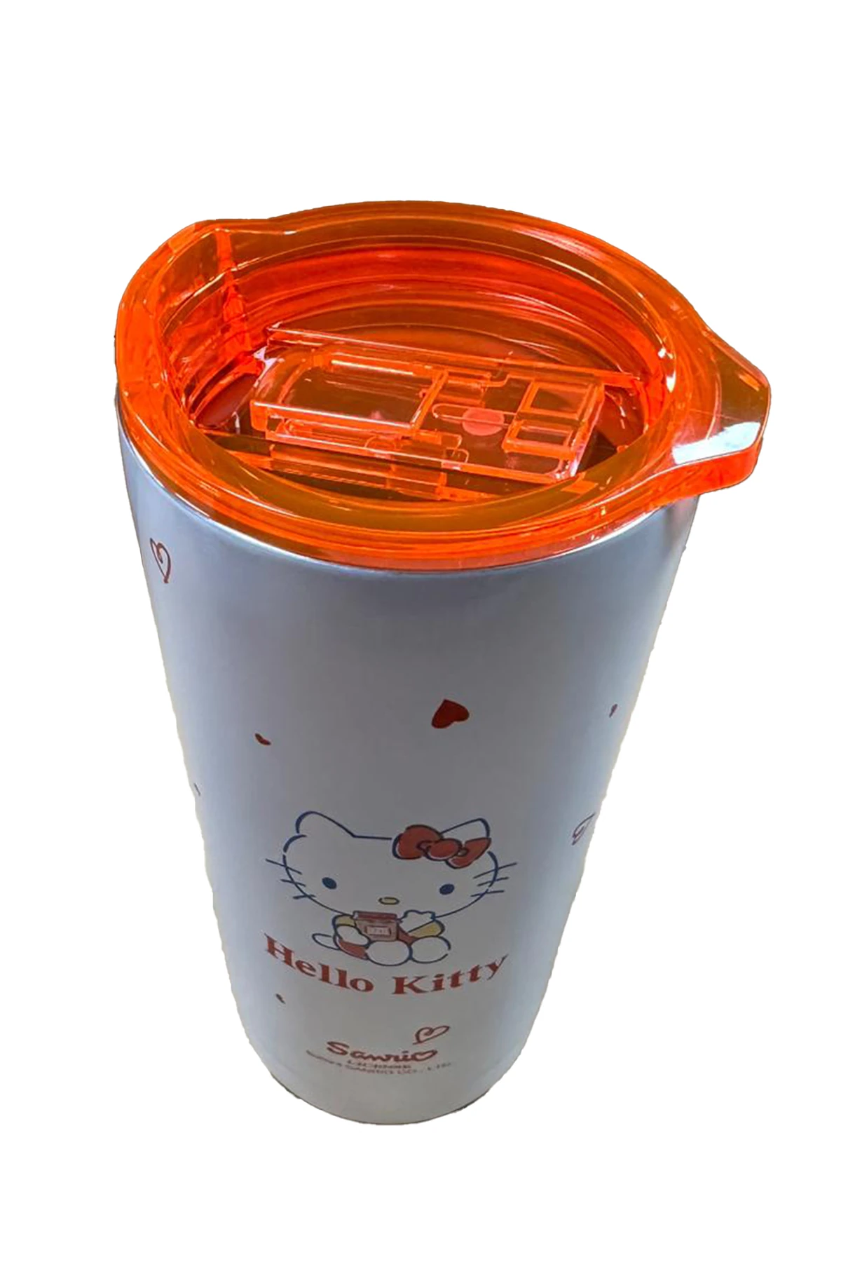 Sanrio Lisanslı  Hello Kitty  Paslanmaz Çelik Bardak (Dekoratif Kılıflı) 550 mL