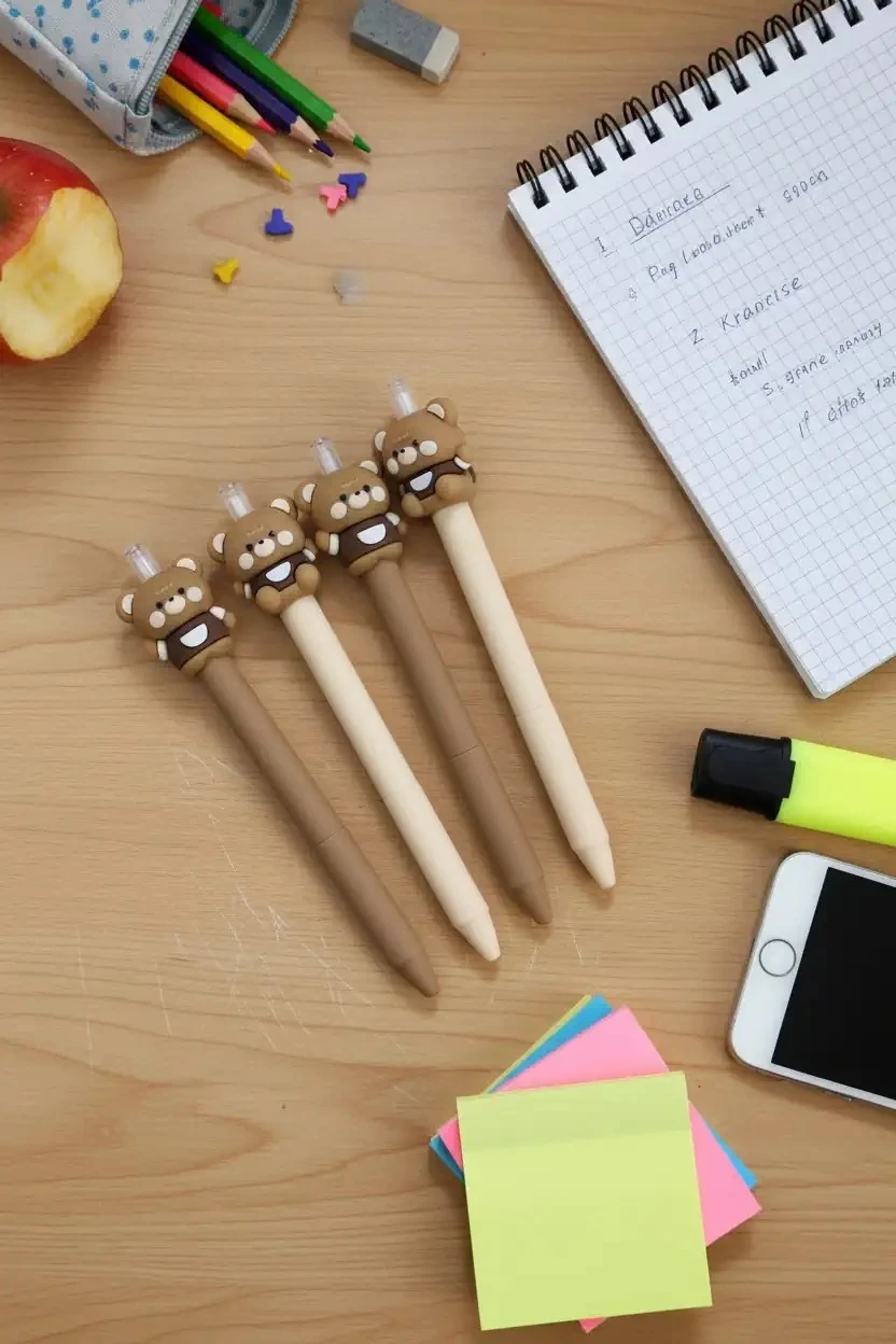 Unicus - Ayıcık Bitmeyen Versatil Kalem - Sevimli ve Dayanıklı Yazı Arkadaşınız