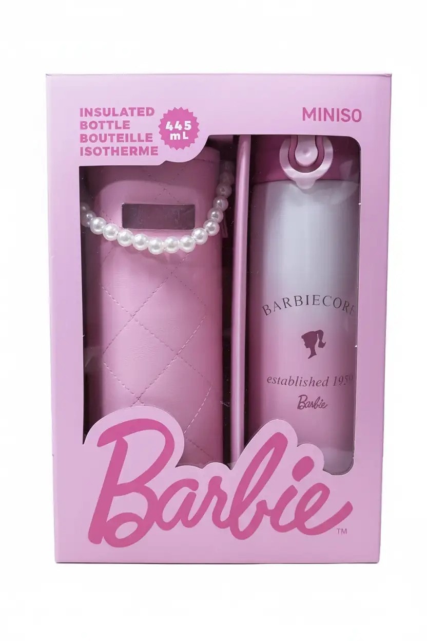 Barbie Lisanslı Çantalı Termos -445ml
