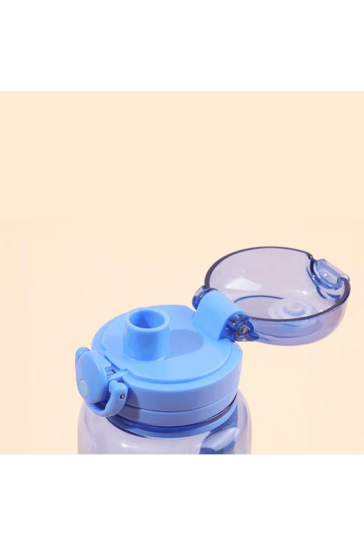 Sıçrayan Kapaklı Tritan Askılı Şişe 700Ml - Mavi