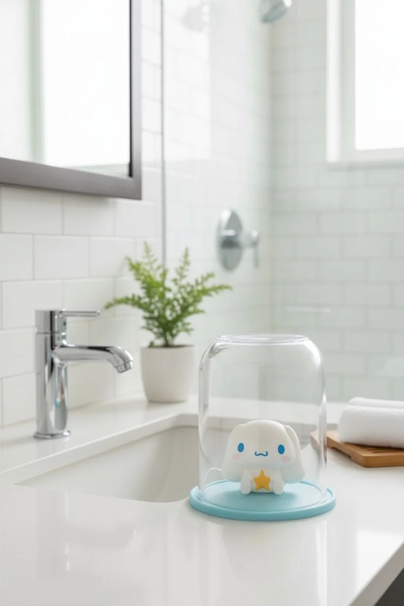 Sanrio Lisanslı Sanrio Karakterleri Banyo Bardak Seti (Cinnamoroll)