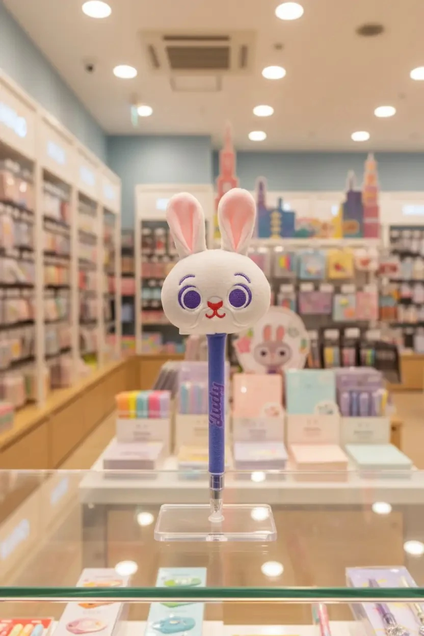 Disney Zootropolis Lisanslı Peluş Figürlü Tükenmez Kalem