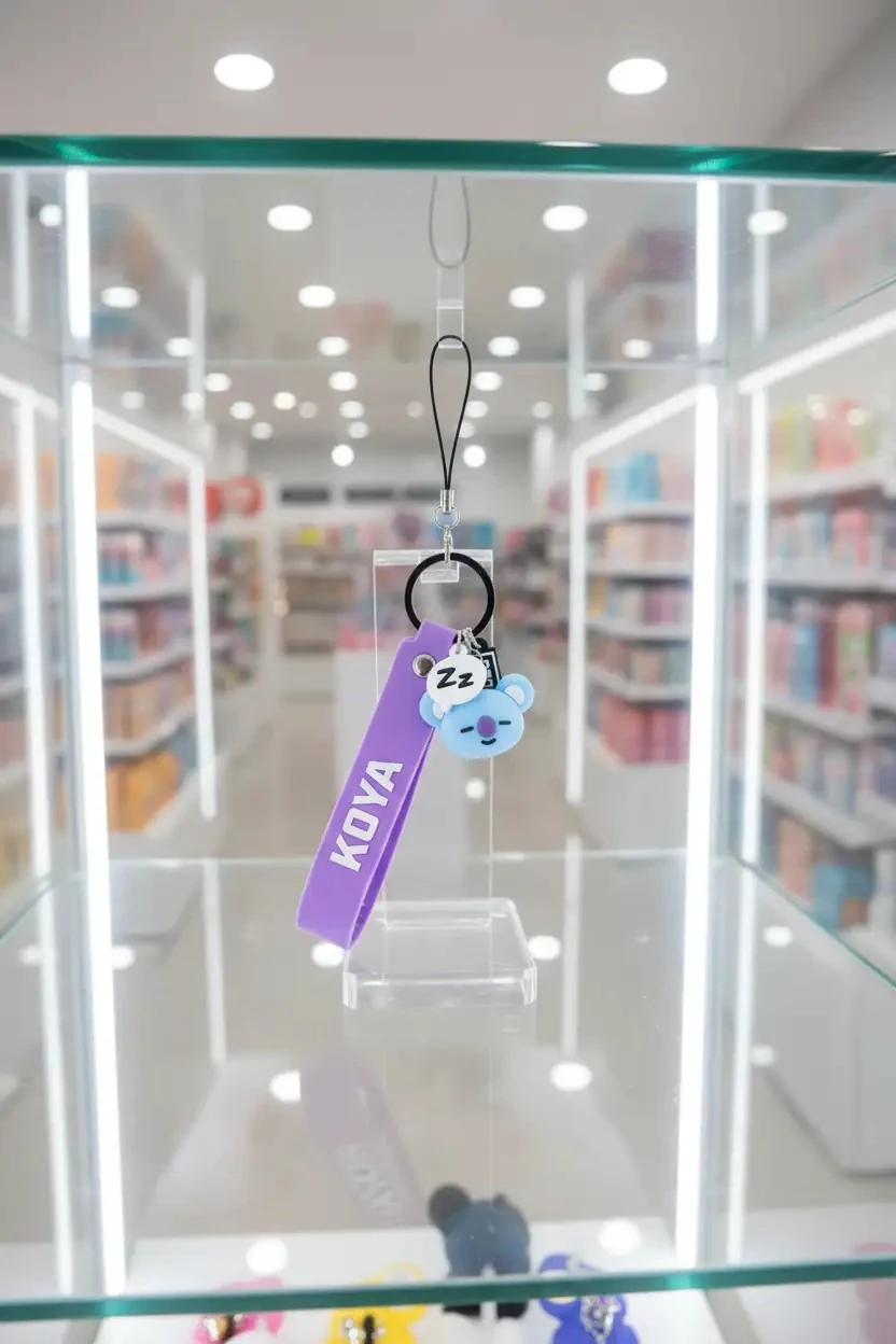 BT21 Lisanslı 3D Figürlü Dayanıklı Telefon Askısı Koya 15,1 cm