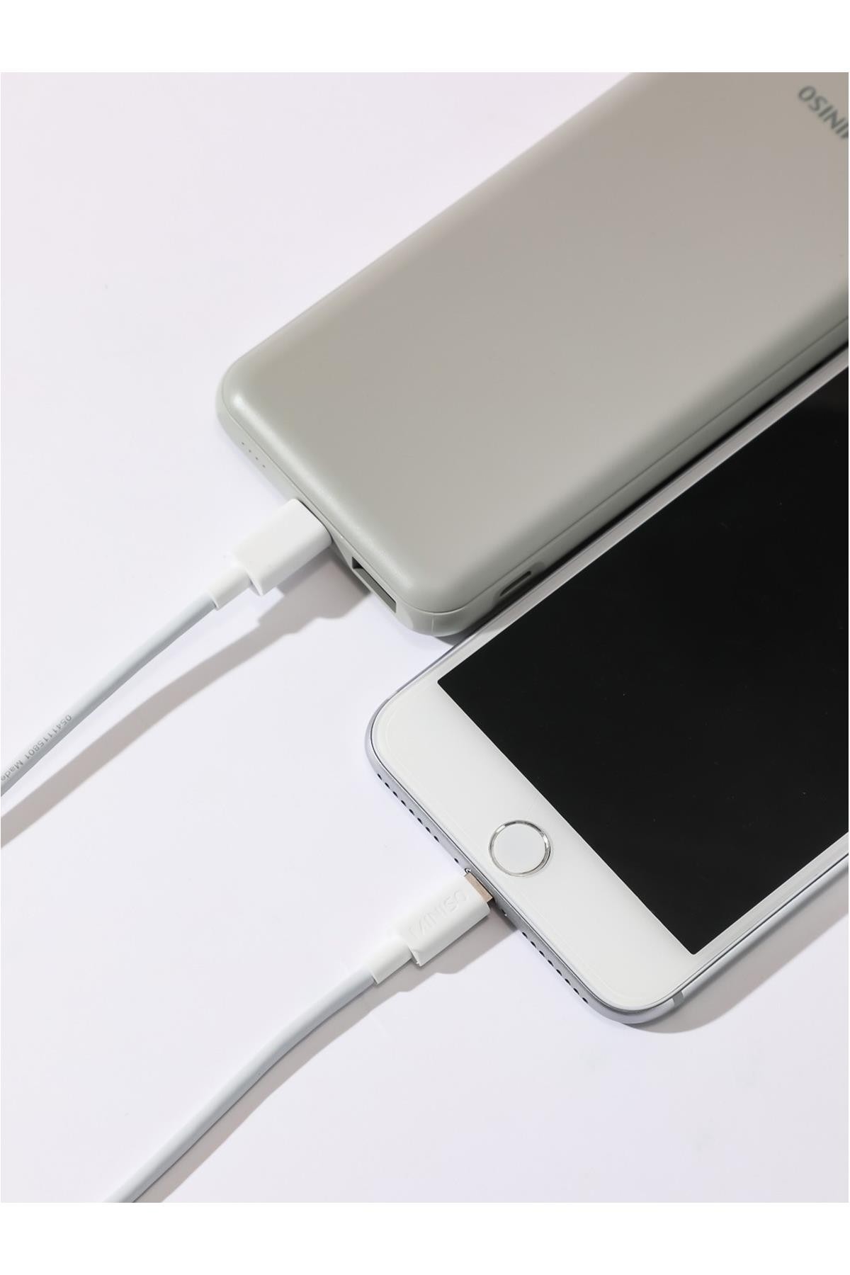 Type-C -Lightning Hızlı Şarj Ve Sync Kablosu -Beyaz