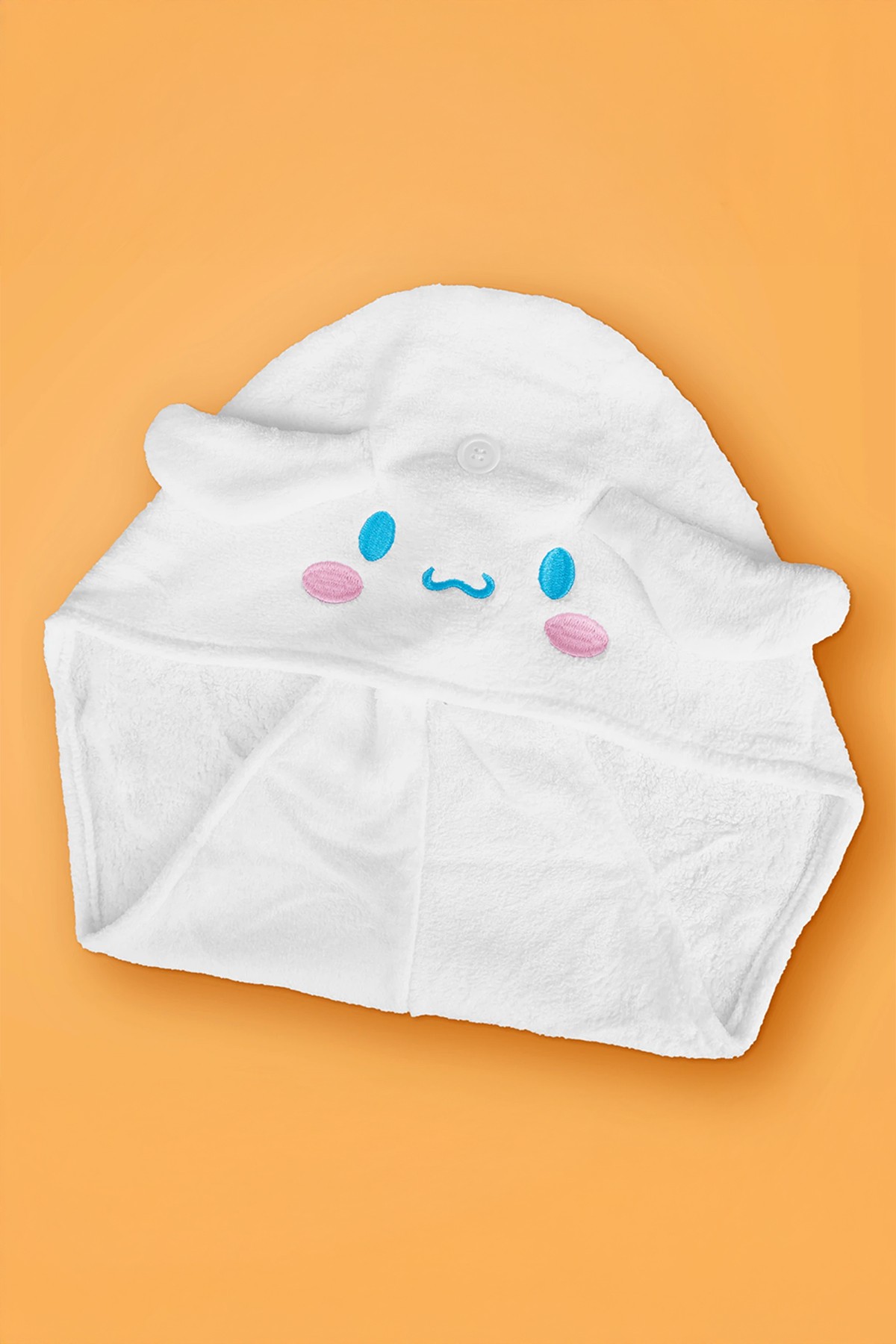 Sanrio Lisanslı Cinnamoroll Karakterli Emici Saç Kurulama Havlusu
