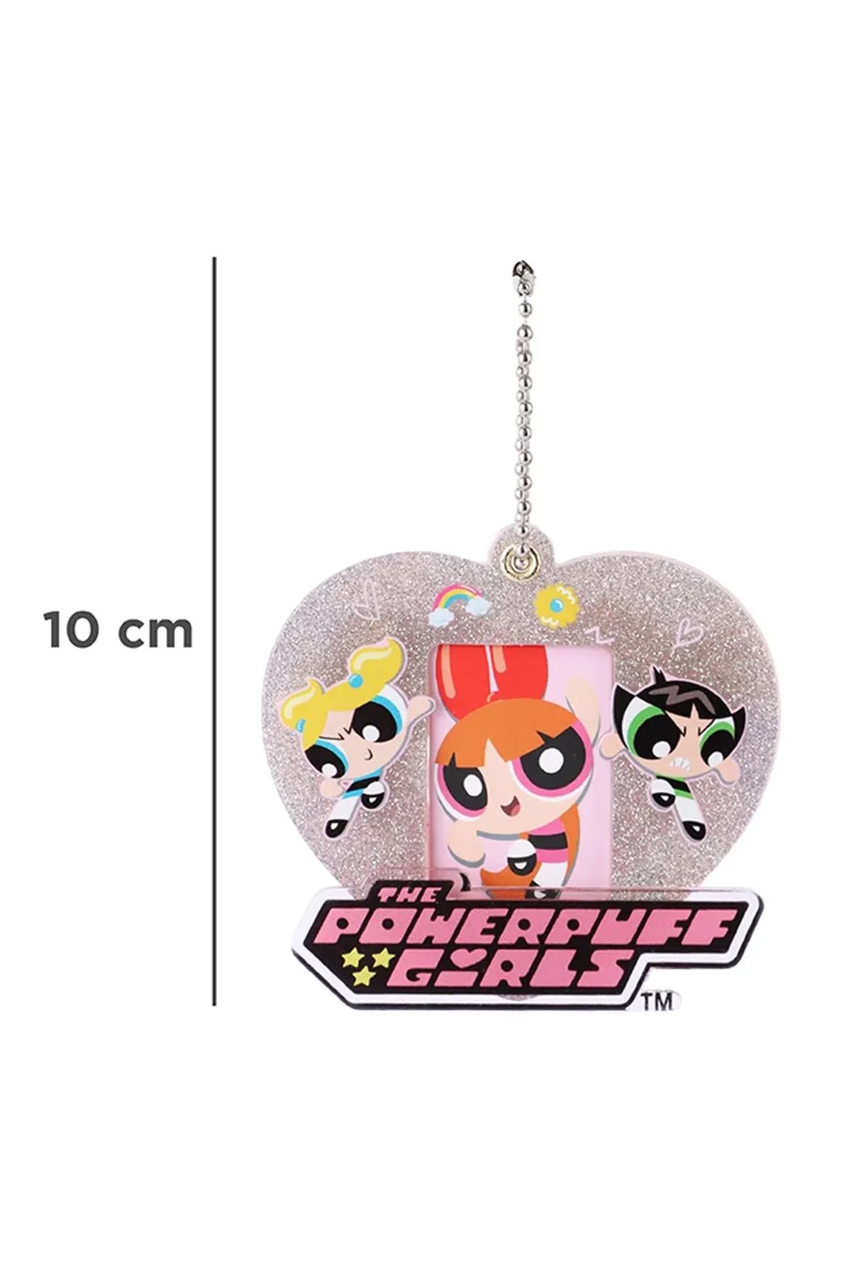 Powerpuff Girls Lisanslı Kalp Figürlü Anahtarlık