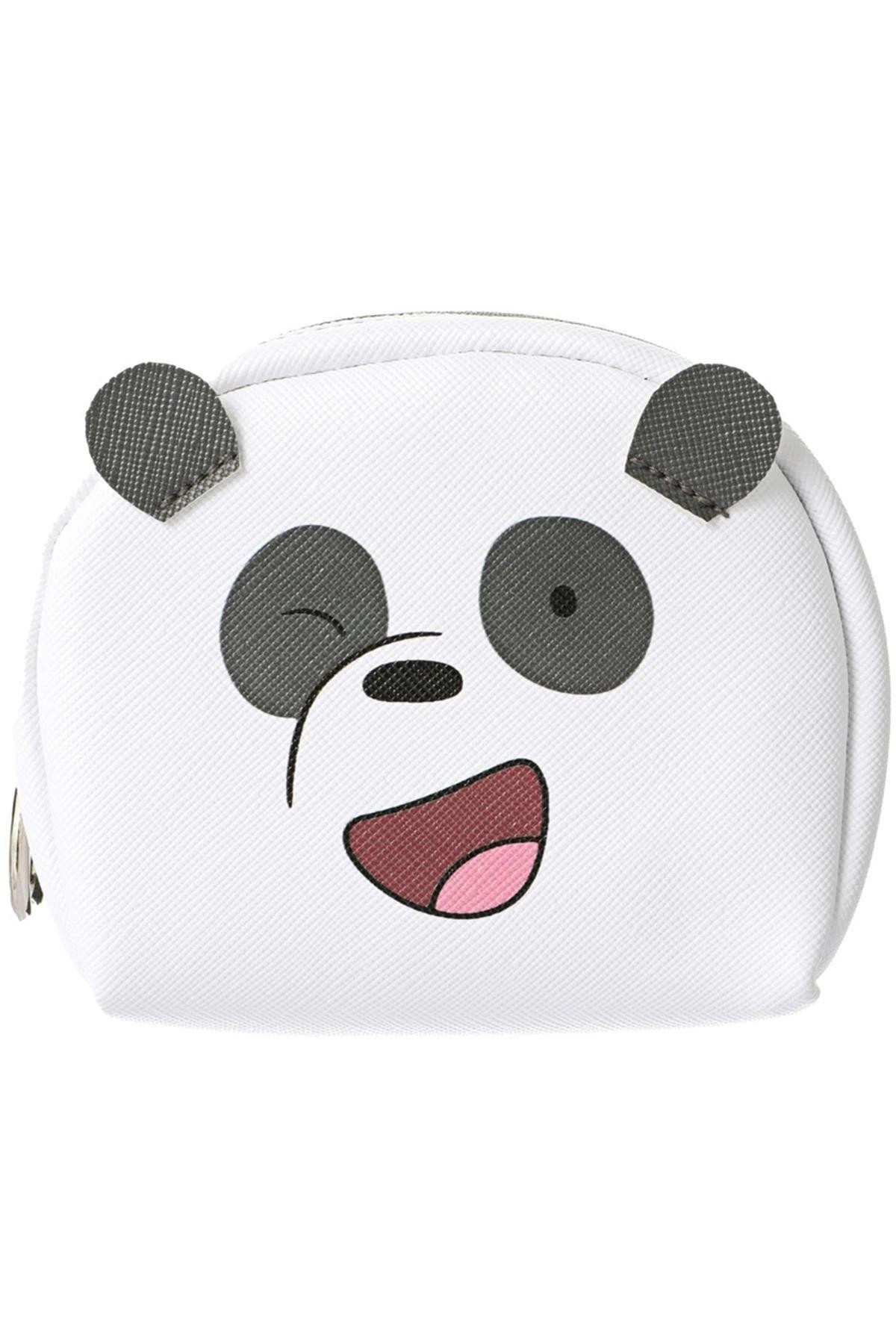 We Bare Bears Lisanslı Oval Mini Çanta - Panda