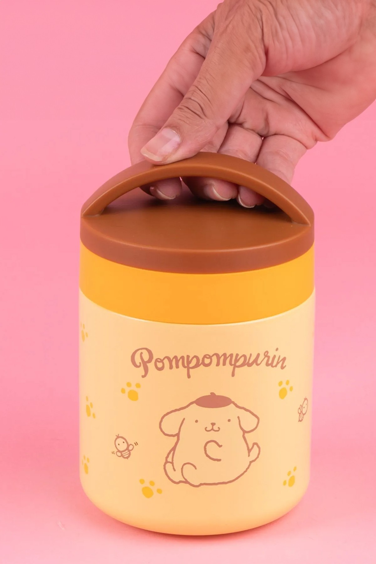 Sanrio Lisanslı Yalıtımlı Yemek Kabı (420ml) - Pompompurin