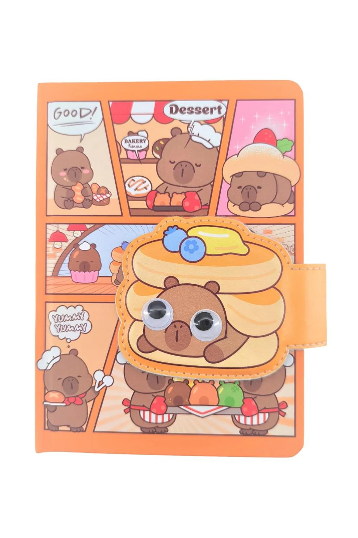 Mini Family Serisi B6 Ayraçlı Figürlü Mıknatıslı Not Defteri