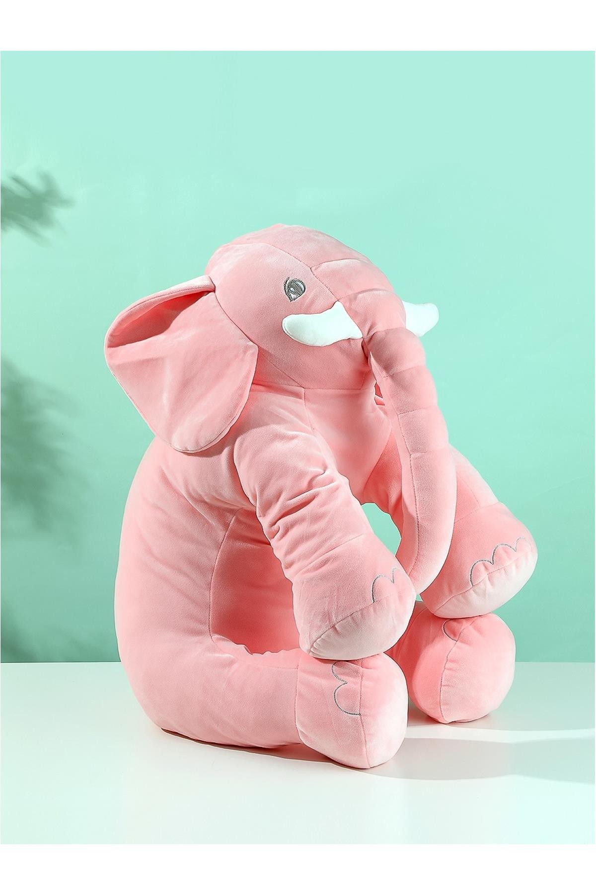 Fil Peluş Oyuncak-Pembe 65 Cm