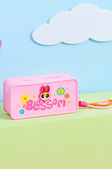 Powerpuff Girls Lisanslı Silikon Kozmetik Çantası (Blossom)
