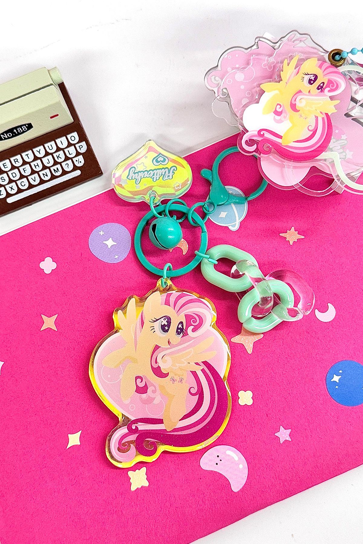 My Little Pony Lisanslı Lazer Akrilik Anahtarlık