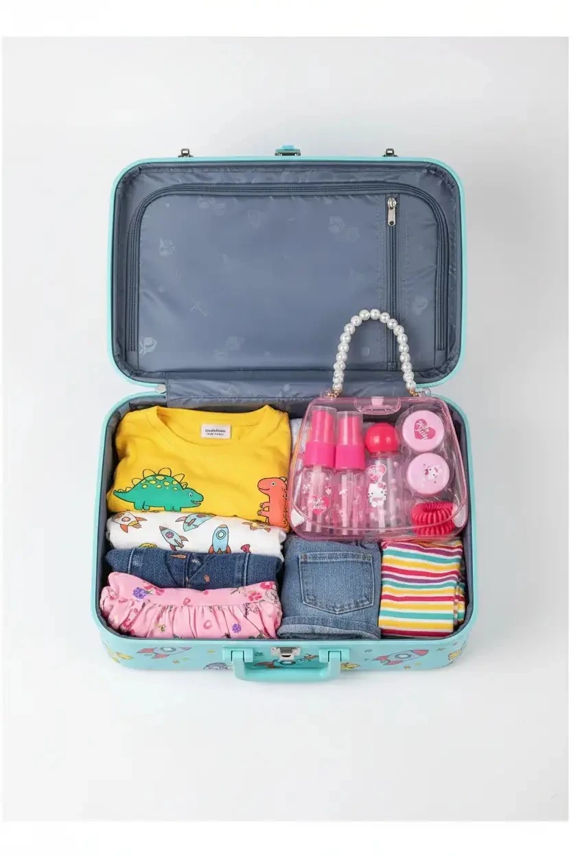 Sanrio Lisanslı Hello Kitty Pembe Serisi 7'li Seyahat  Seti