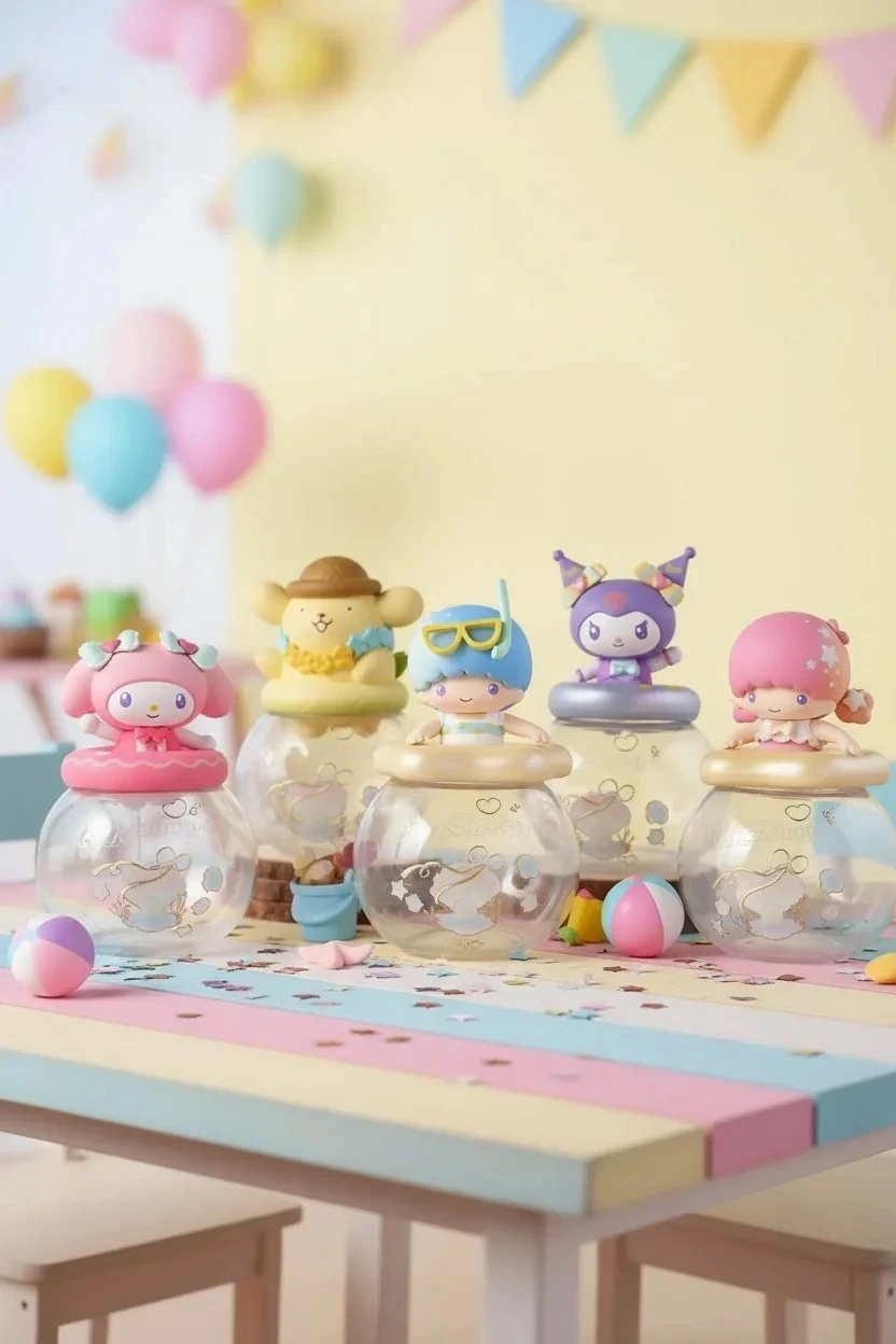 Sanrio Lisanslı İnci Saklama Hazinesi: Sürpriz Figürlü Kutu Blind Box