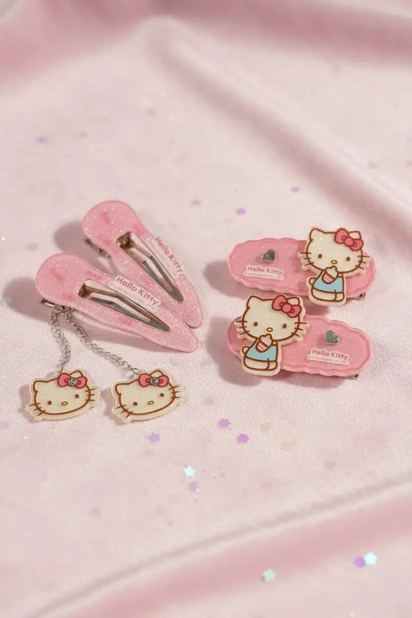 Hello Kitty Lisanslı Saç Tokası – İkonik Figürlü & Güçlü Sabitleyici