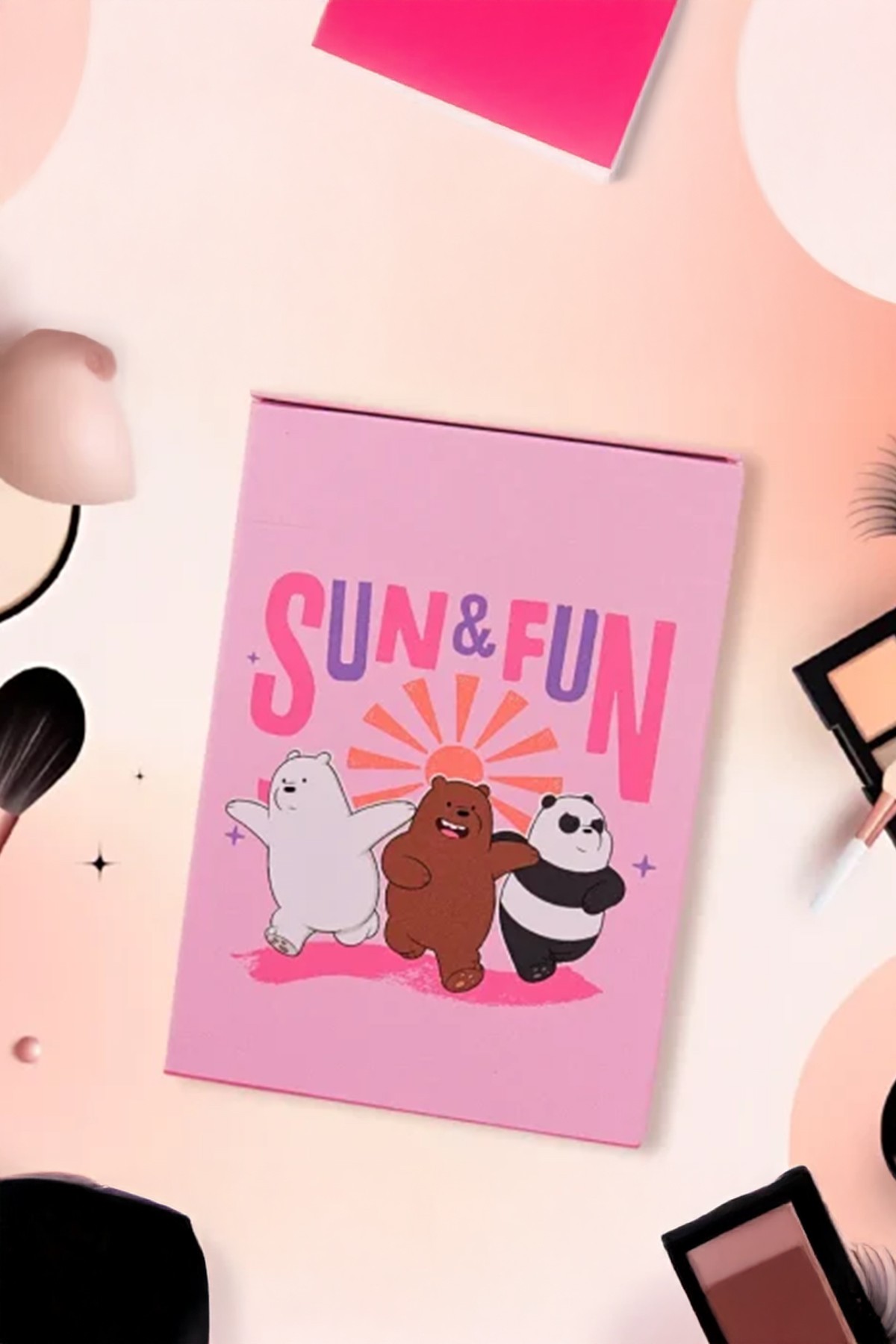 We Bare Bears Lisanslı Masa Üstü Ayna