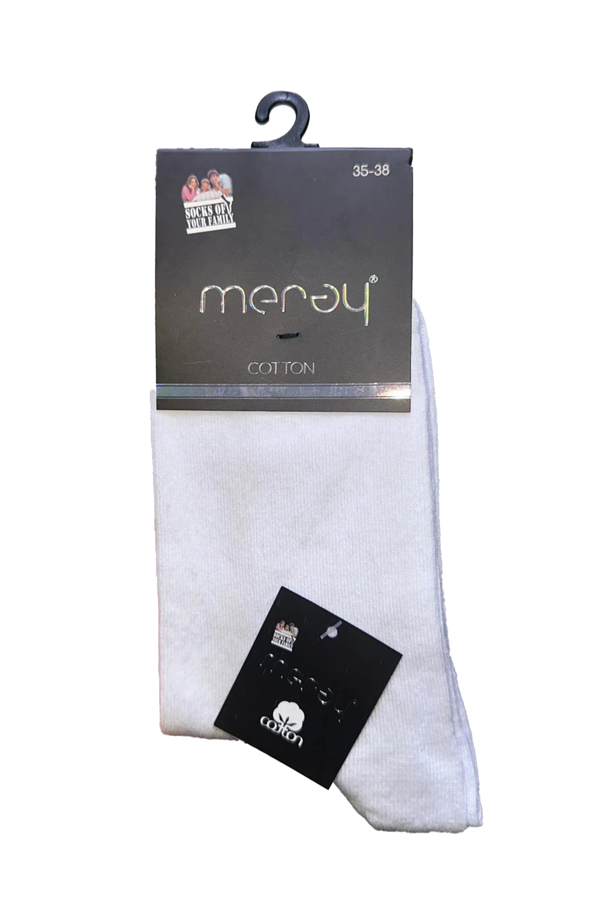 Klasik Soket Erkek Çorap Beyaz