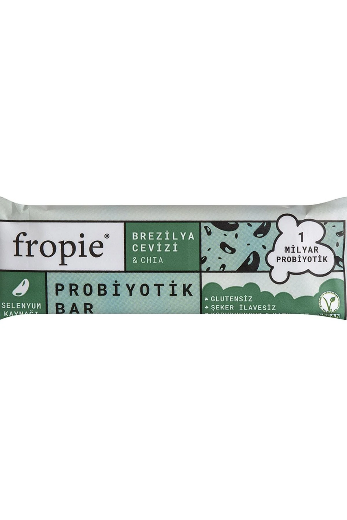 Fropie Probiyotik Bar - Brezilya Cevizi & Chia 35Gr