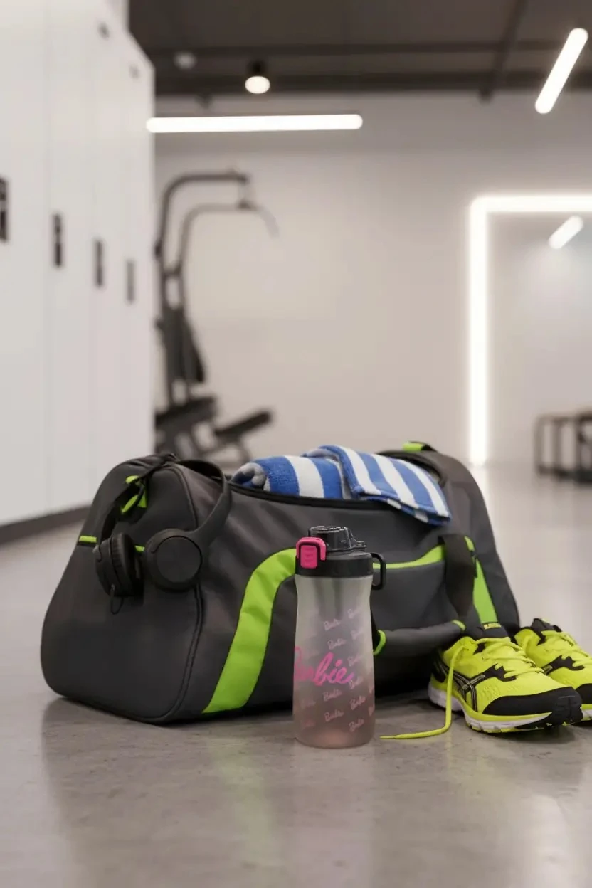 Barbie Lisanslı Kapaklı Plastik Şişe - Siyah