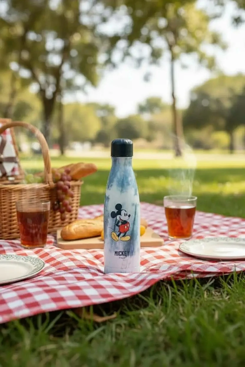 Mickey Mouse Lisanslı Batik Desenli Termos Şişe (500ml)