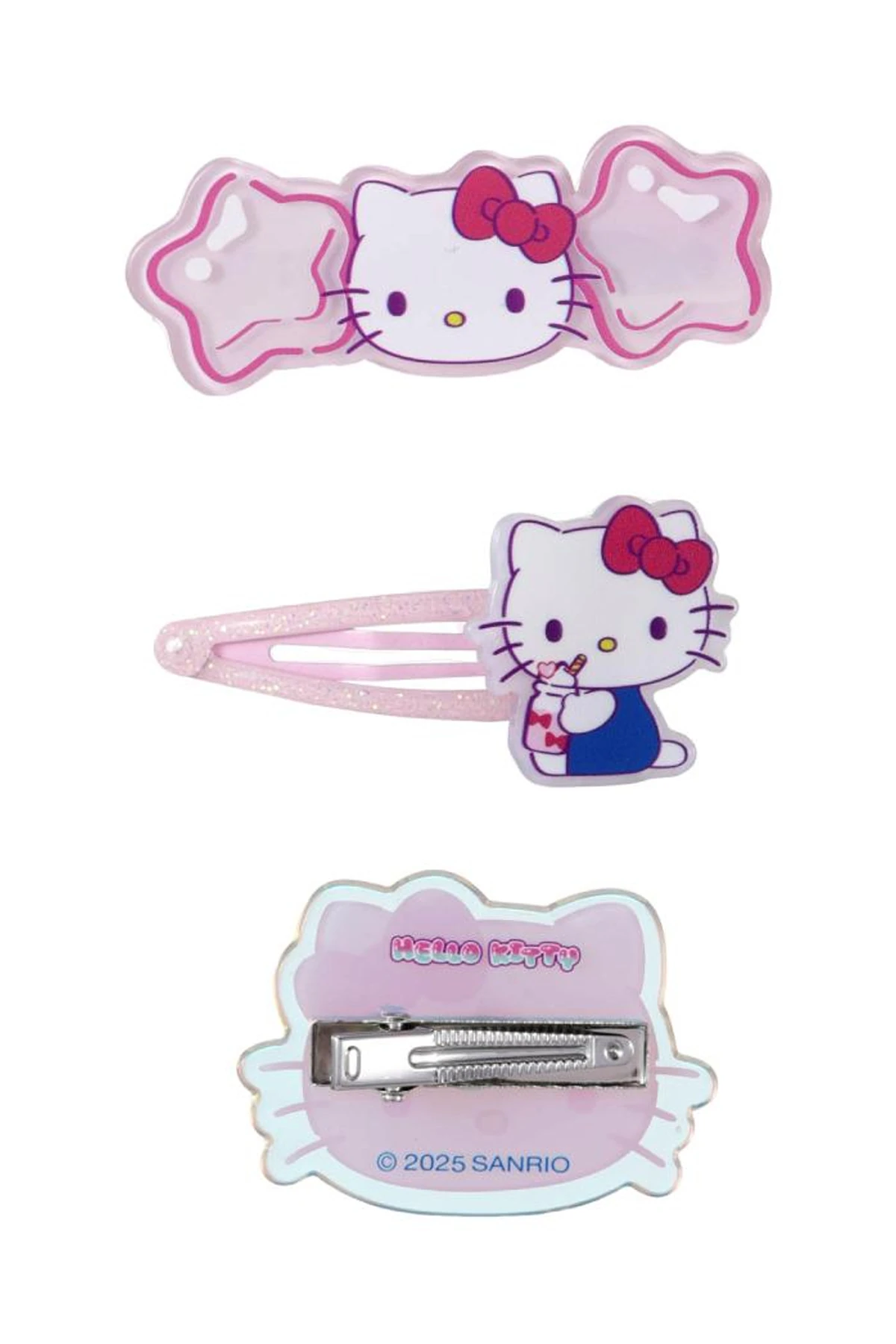 Hello Kitty Lisanslı Sweet Factory Saç Tokaları (3 adet)